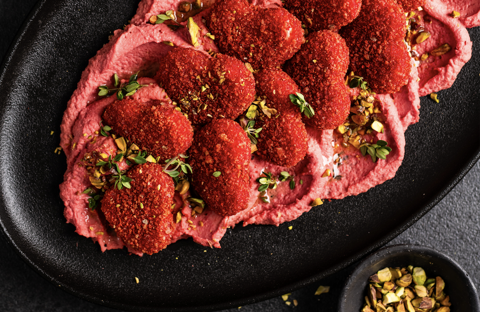 Alpenhain Back-Käse Herzen mit roter Panade